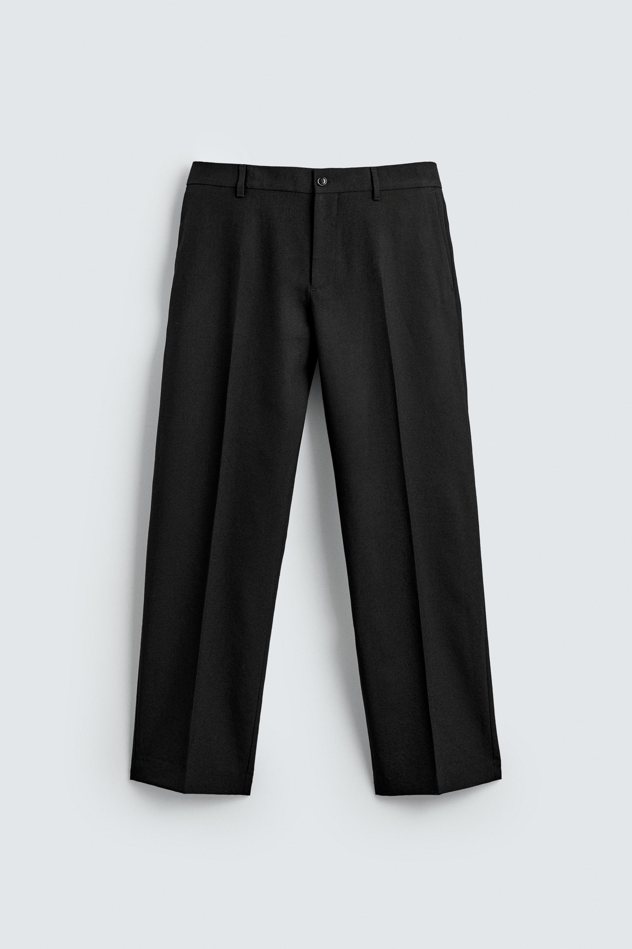 100% WOOL SUIT PANTS - Navy blue | ZARA United States