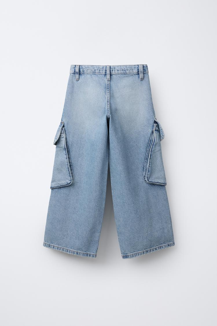 CARGO POCKET JEANS