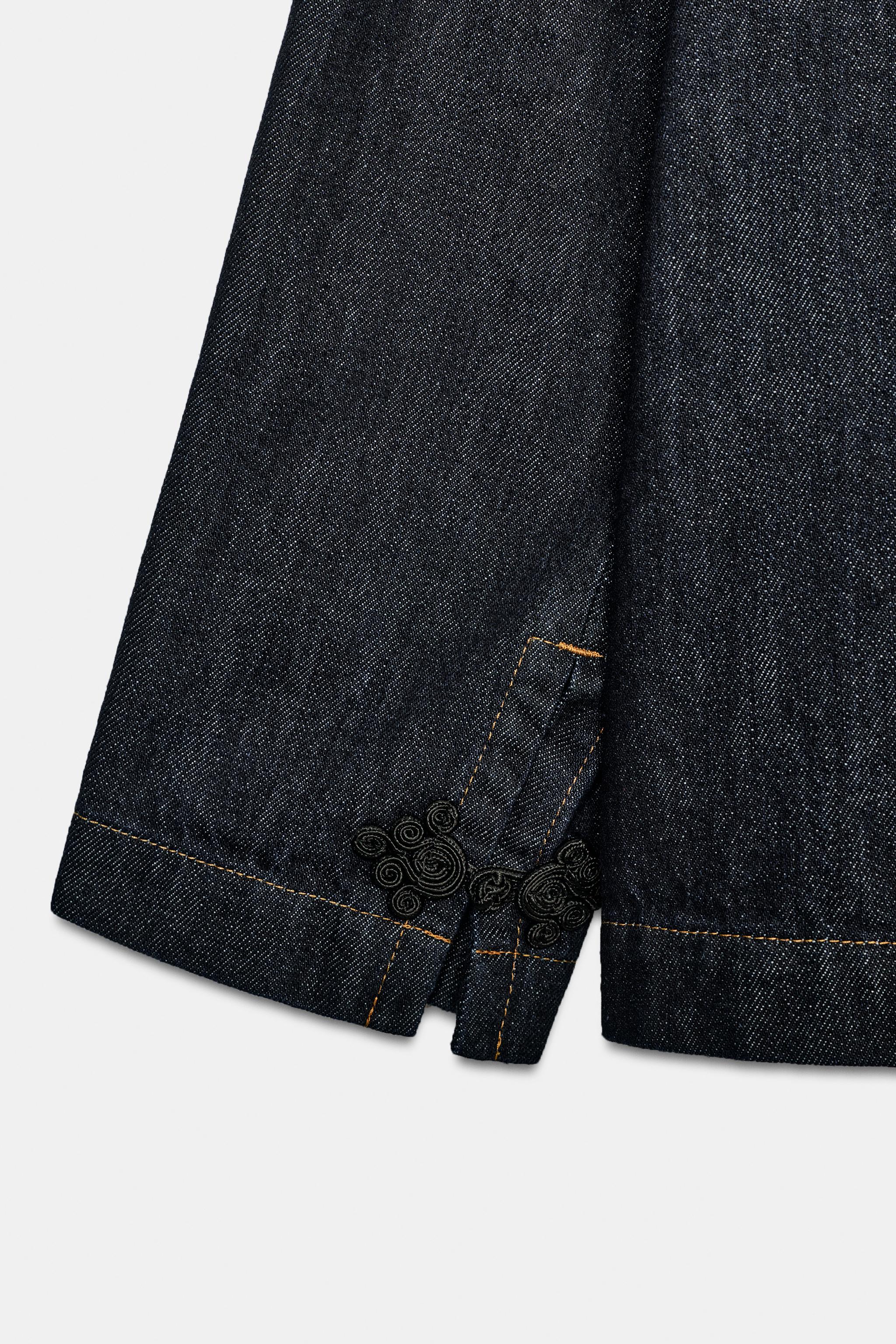 ZW COLLECTION SÜSLÜ DÜĞMELİ DENIM CEKET - Görsel 5
