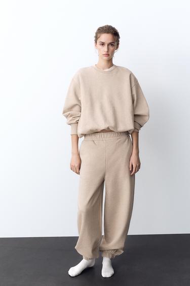 MOLETOM CROPPED BALONÊ - Torrado-vigoré da Zara - Imagem 0