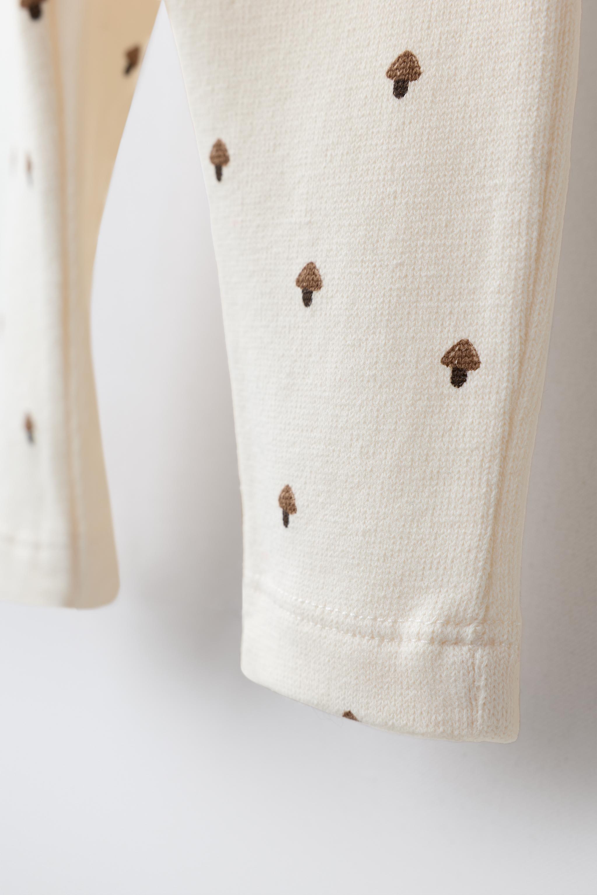 MUSHROOM PRINT LEGGINGS