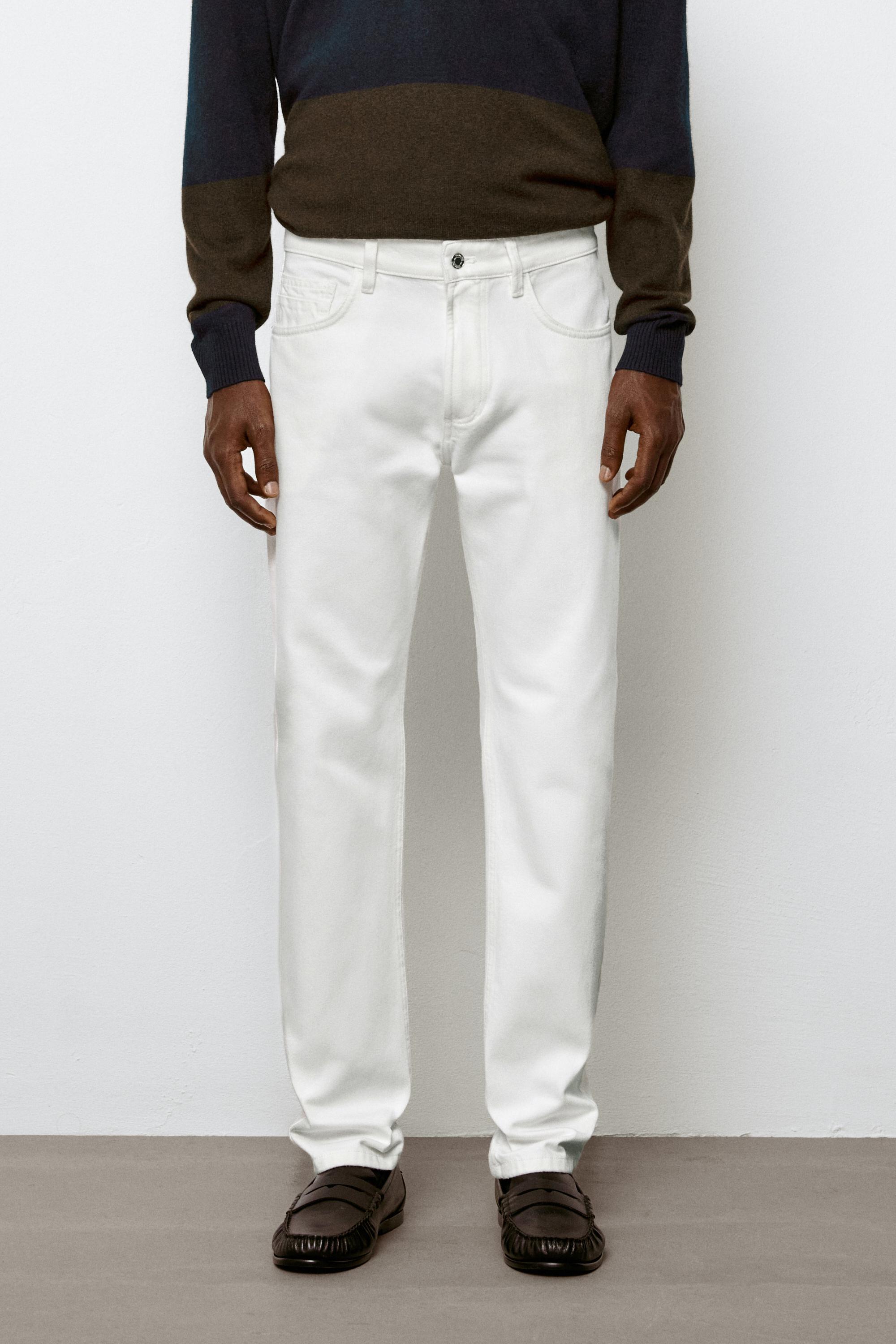 Slim fit jeans — White