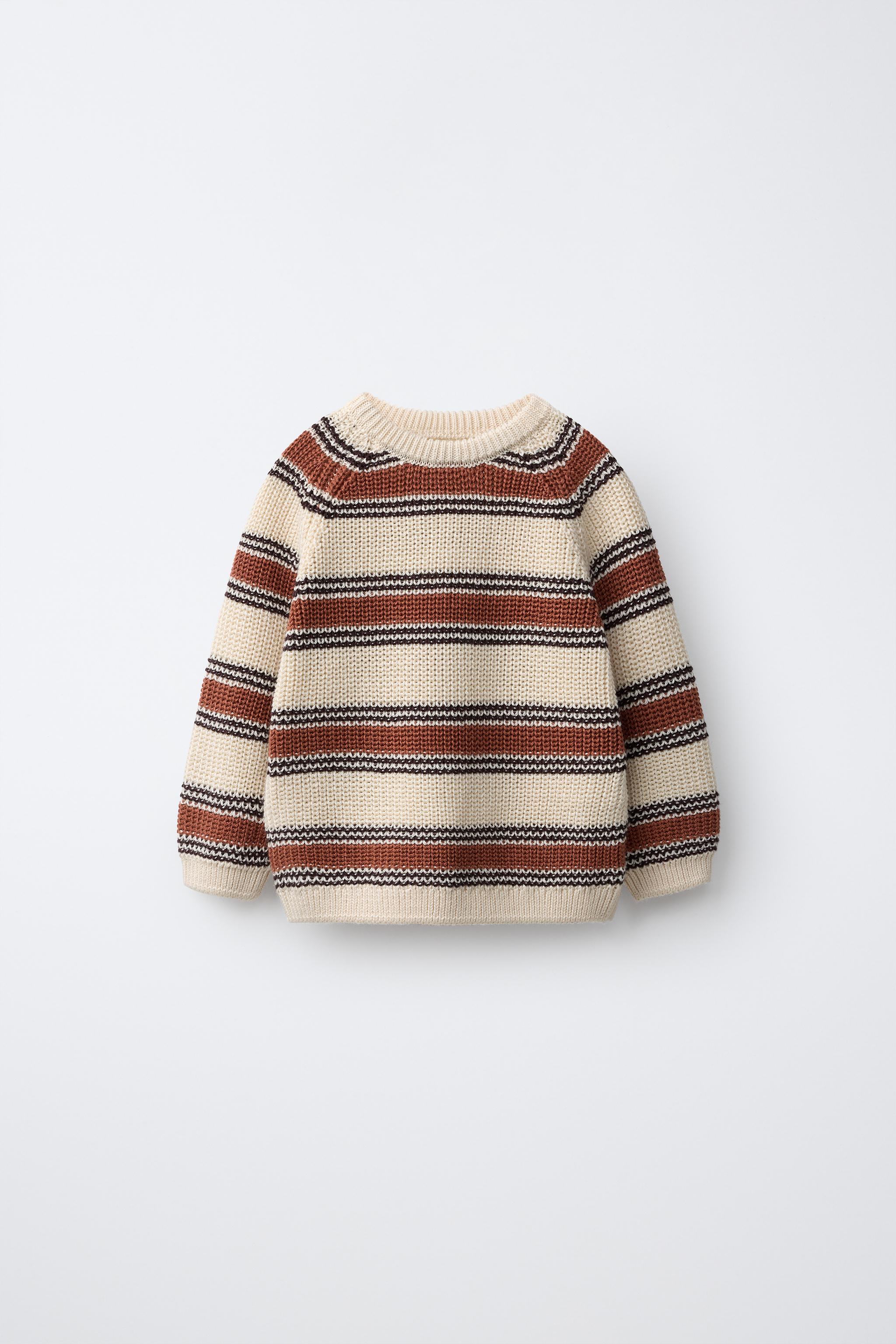 STRIPED KNIT SWEATER