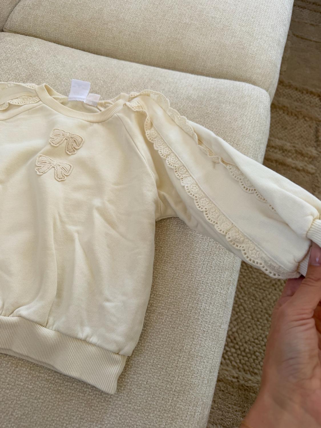 ROMANTIC BOW SWEATSHIRT - Image 5