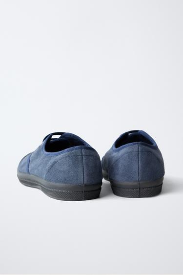 LEATHER PLIMSOLLS BENSIMON ® X ZARA - Blue by Zara - Image 4