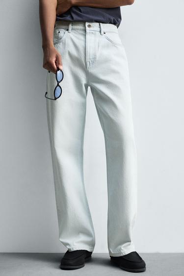 JEANS STRAIGHT FIT - Azzurro cielo di Zara