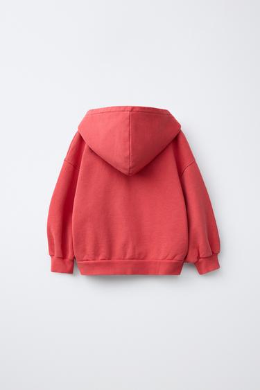 SWEAT À CAPUCHE PUKAS SURF - Rouge de Zara - Image 1