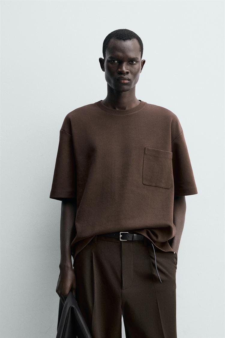 ZARA TECHNICAL SWEATSHIRT WITH POCKET