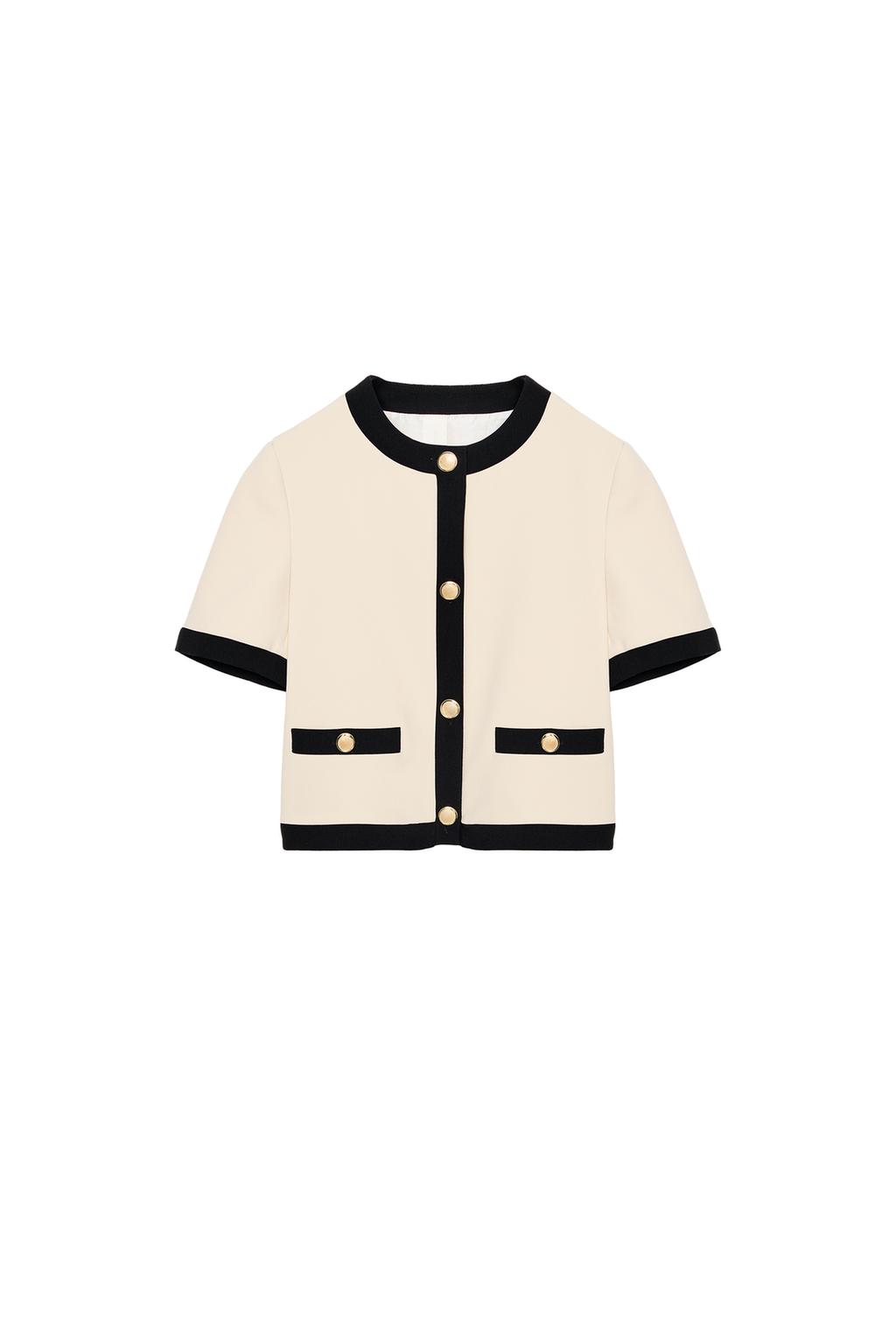 SHORT SLEEVE BLAZER - image 3
