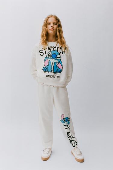 LILO & STITCH © DISNEY JOGGER TROUSERS - Oyster-white by Zara - Image 4