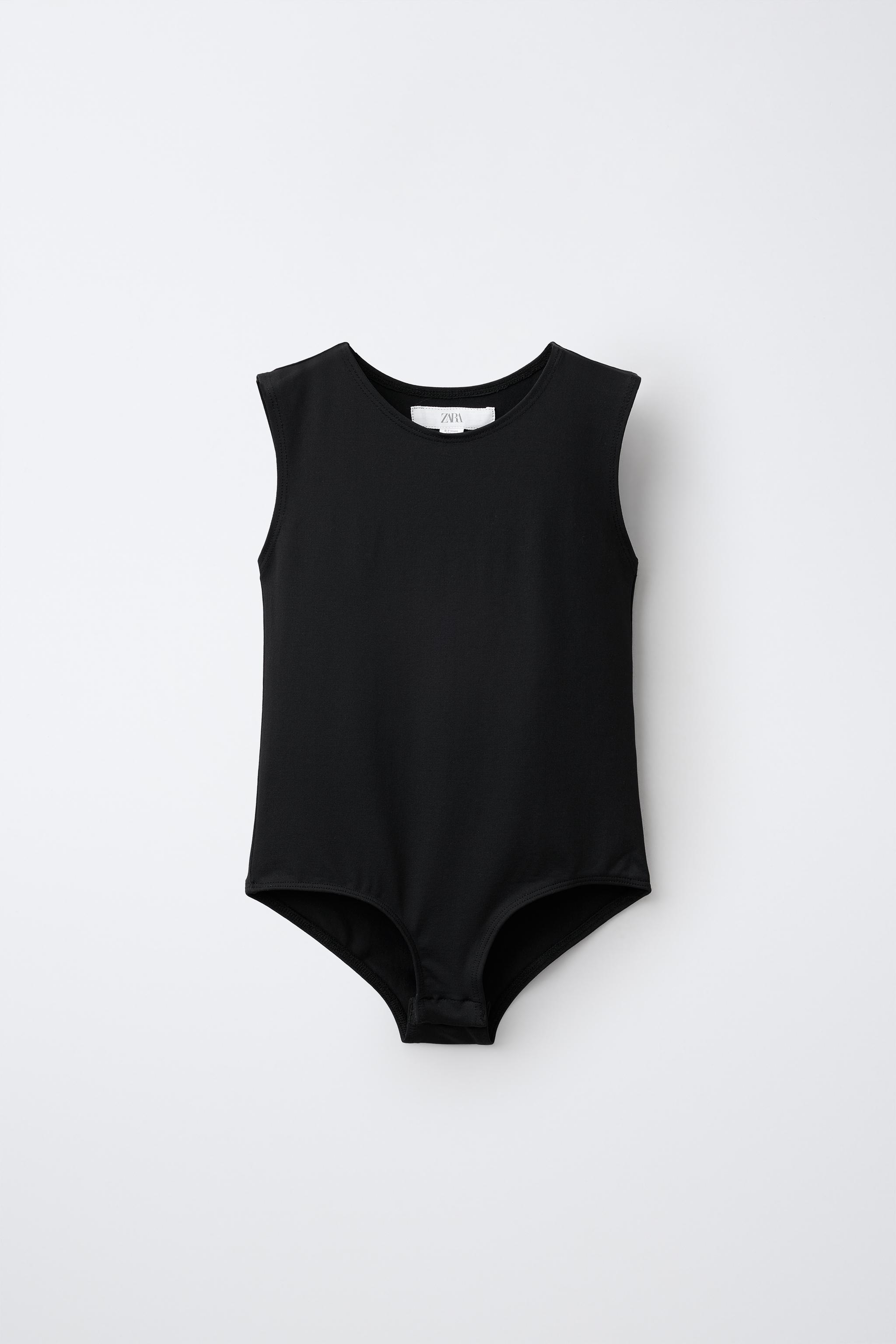 POLYAMIDE SLEEVELESS BODYSUIT
