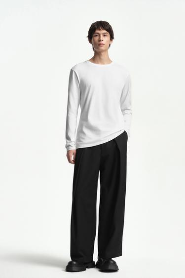 Zara 基本款修身版 T 恤 - 白色