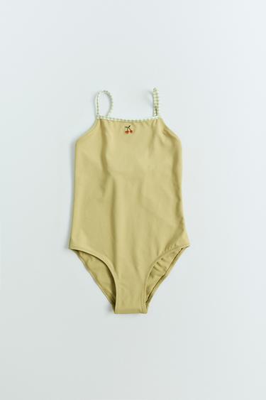 6-14 ANNI/ COSTUME RICAMATO CILIEGIE - Olio di Zara