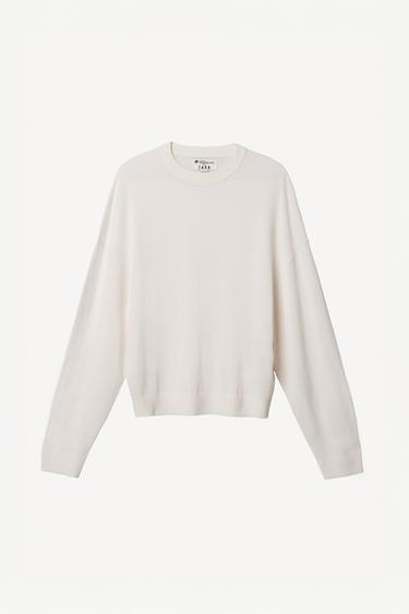 LIGHT WOOL BLEND JUMPER WILLY CHAVARRIA X ZARA - Ecru by Zara