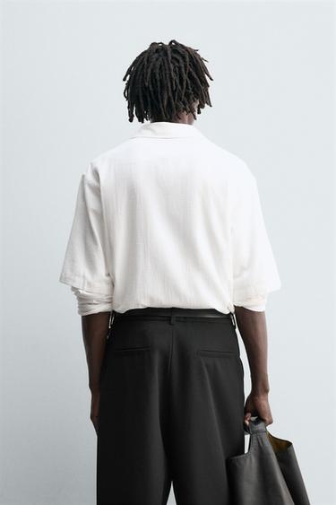 BOXY FIT SHIRT - White by Zara - Image 2