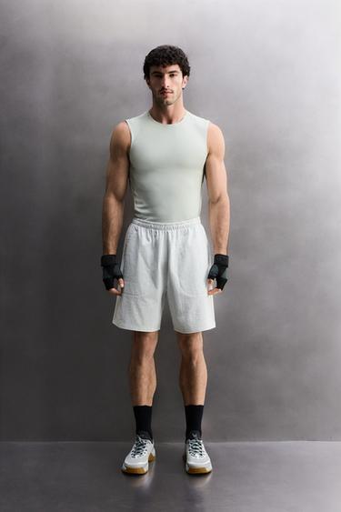 ТОП-МАЙКА, ПЕРВЫЙ СЛОЙ — ЦВЕТ МОРСКОЙ ВОЛНЫ от Zara