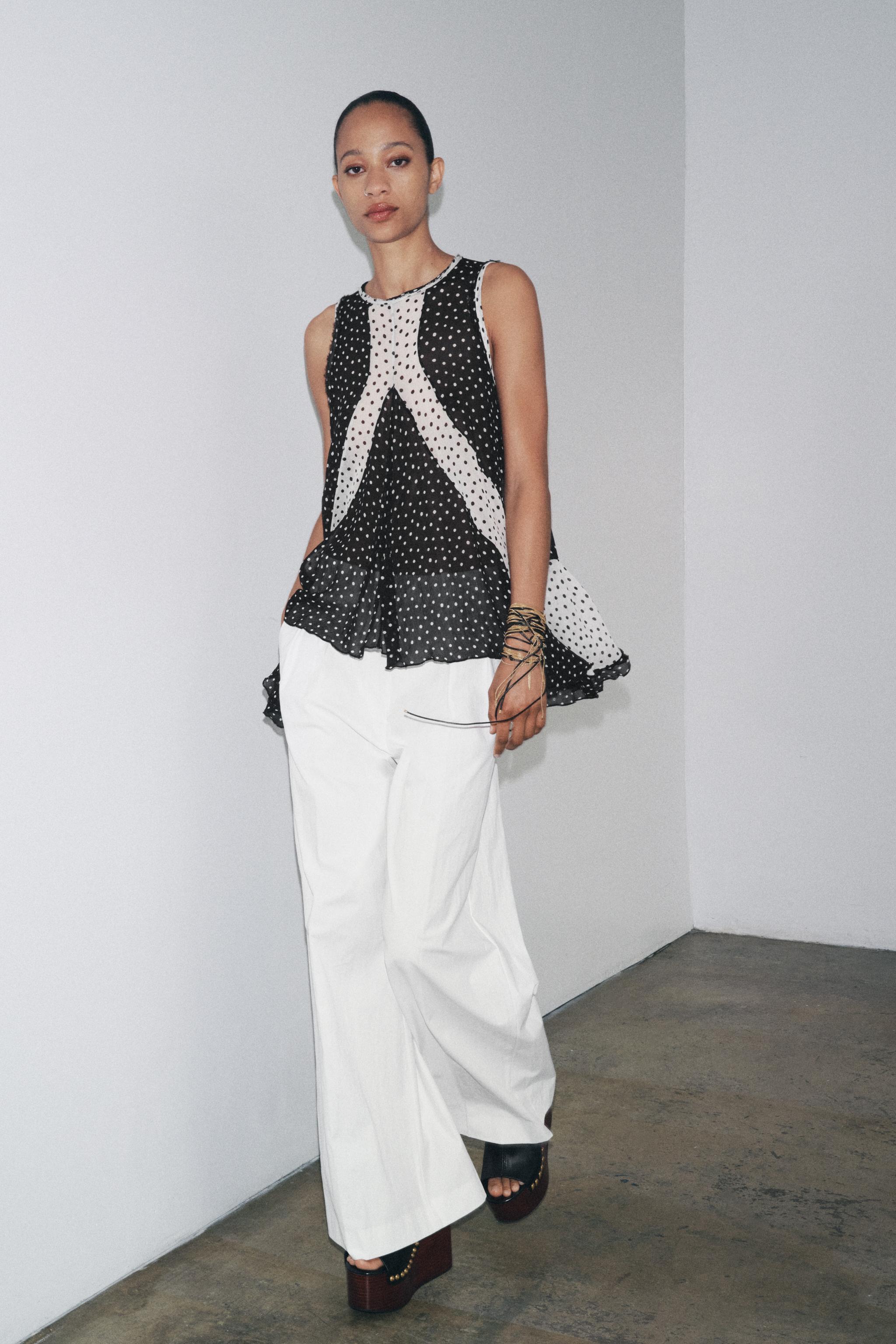 POLKA DOT TOP ZW COLLECTION