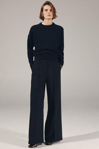 PANTALÓN ANCHO ZW COLLECTION - Mariño de Zara