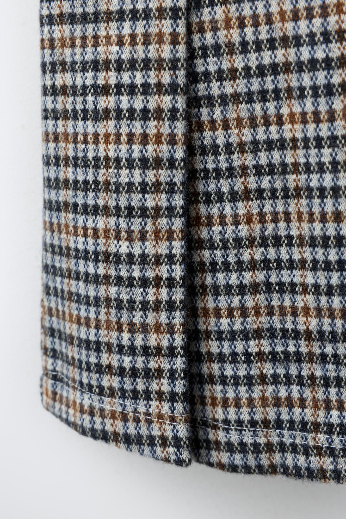 Детское платье Zara Plaid Pleated PIÑA Forever Bear, цвет: Коричневый / Серо-коричневый — фото 5