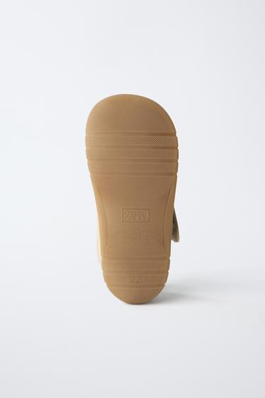 BAREFOOT LEATHER BALLET FLATS - Sand Brown by Zara - Image 7