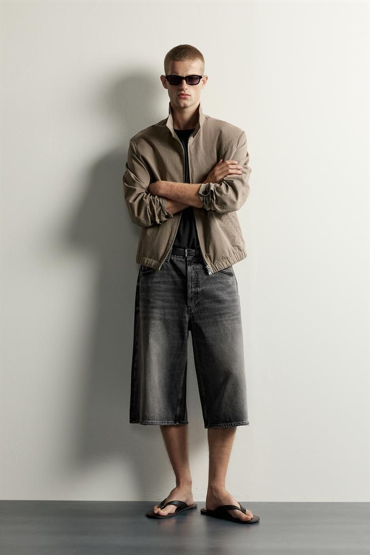 BAGGY FIT DENIM JORTS