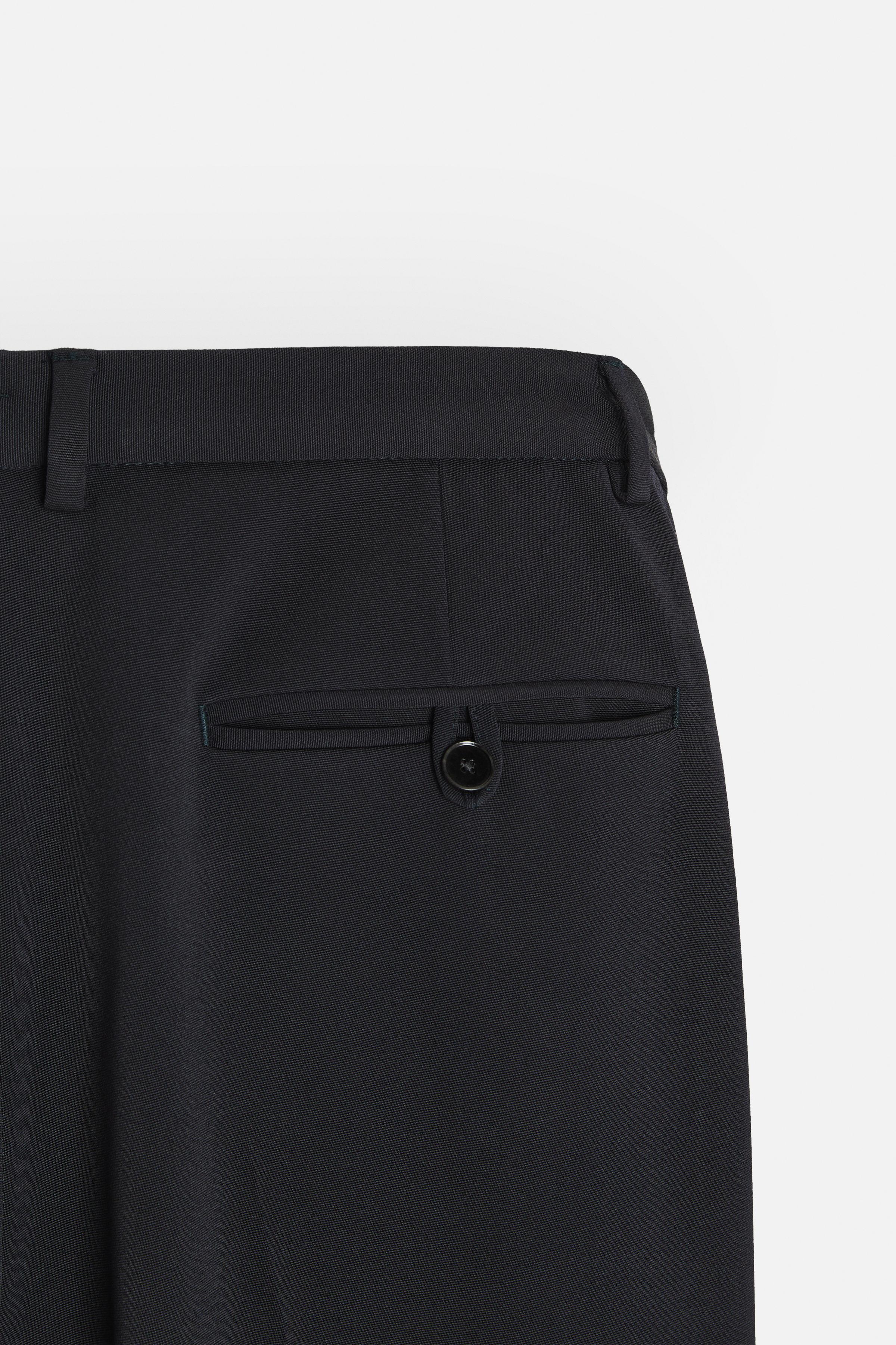 100% WOOL SUIT PANTS - Navy blue | ZARA United States