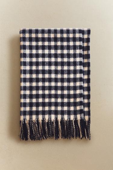 PLAID DOUX VICHY NOËL - Bleu de Zara - Image 5