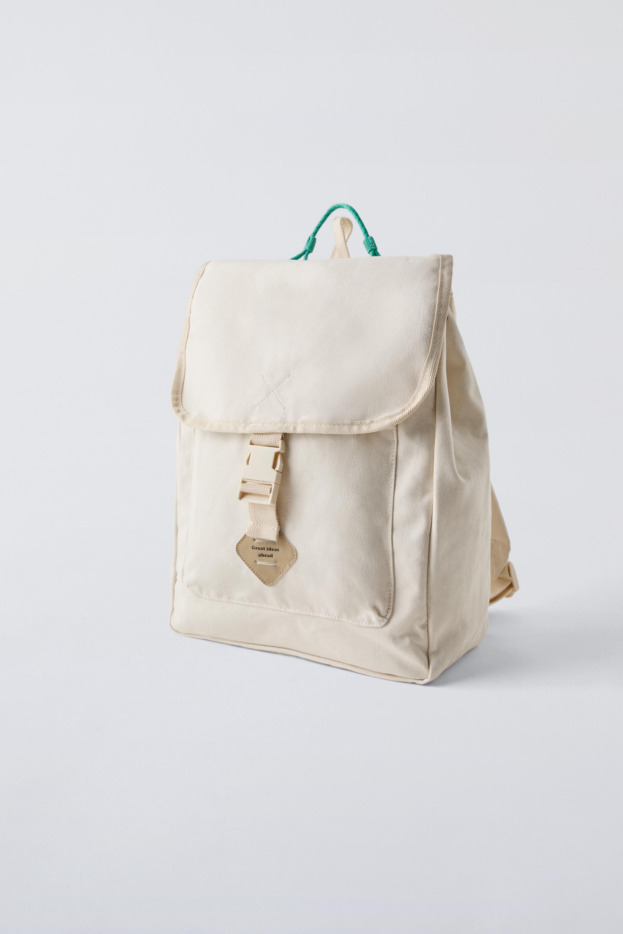 FABRIC BACKPACK Ecru ZARA South Africa