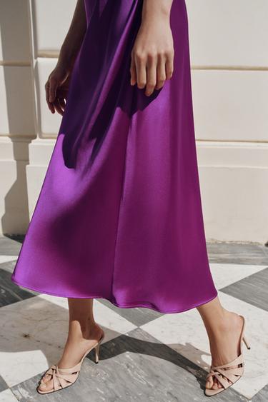 CROSSOVER HEELED SANDALS - Beige by Zara