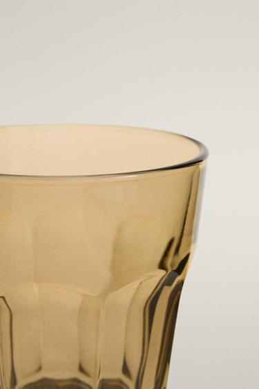VERRE À CAFÉ VERRE RELIEF - Marron de Zara - Image 2