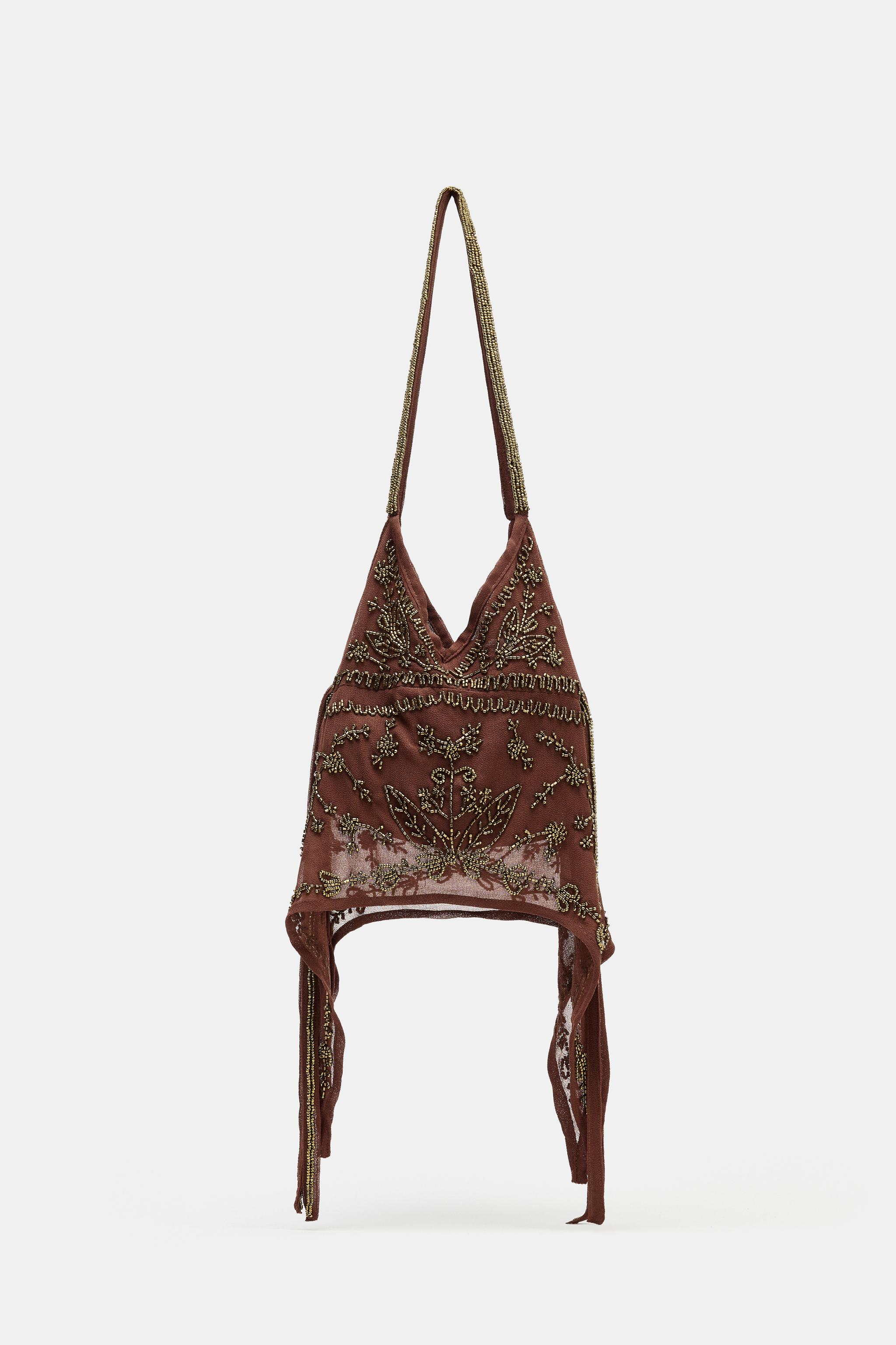SPARKLY BUCKET SHOULDER BAG