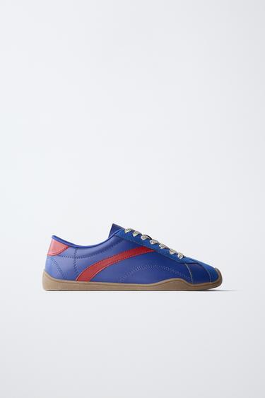 CONTRAST RETRO PLIMSOLLS - Blue by Zara - Image 0