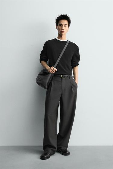 Zara DŽEMPER OD MEŠAVINE VUNE LIMITED EDITION – Crna