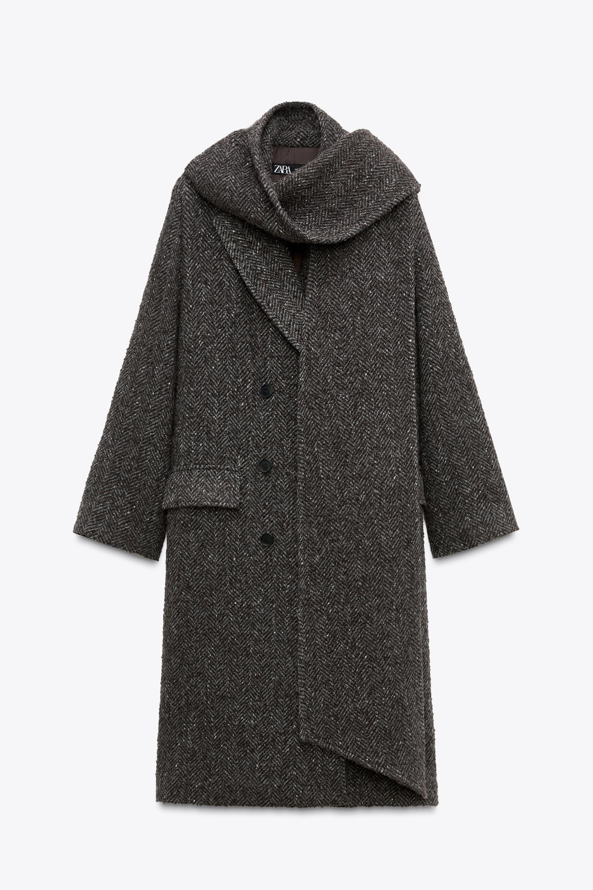 OVERSIZED SCARF COAT ZW COLLECTION