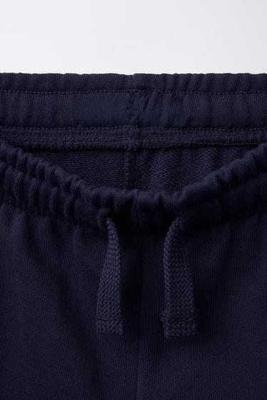 CONTRAST TRIM JOGGING BERMUDA SHORTS - Navy blue by Zara - Image 2