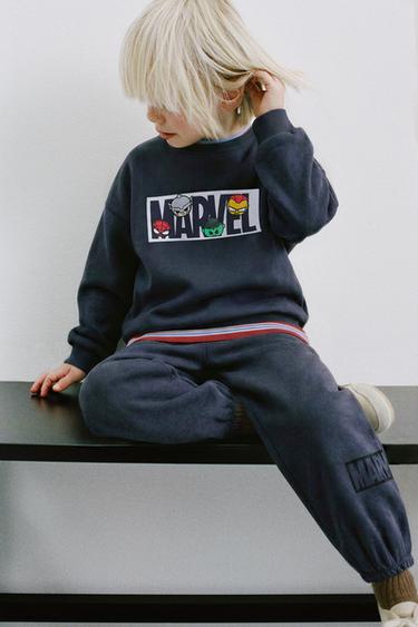 THE AVENGERS © MARVEL JOGGING SWEATSHIRT AND JOGGER TROUSERS SET - Blue by Zara