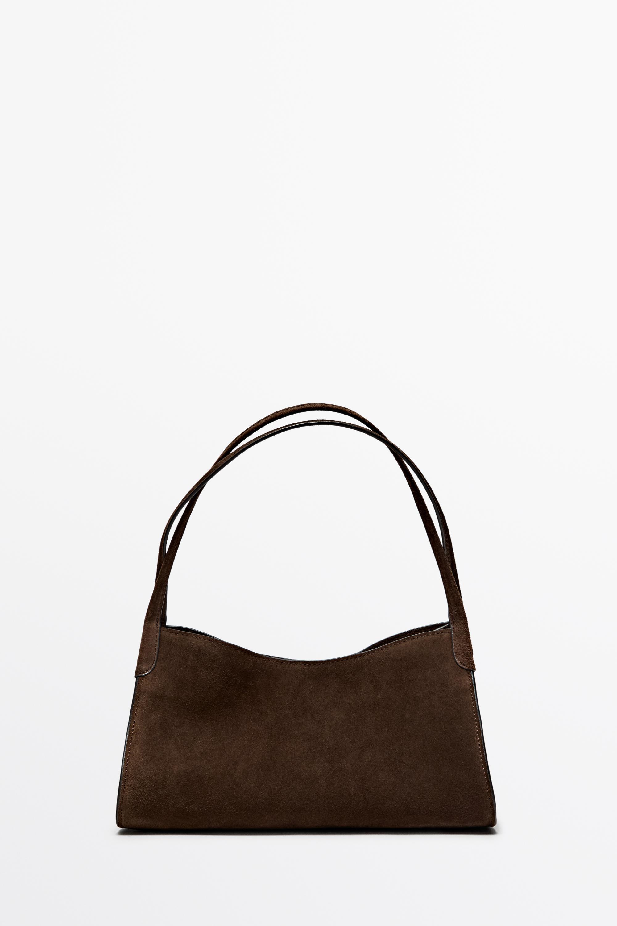Mini sac cartable en croûte de cuir