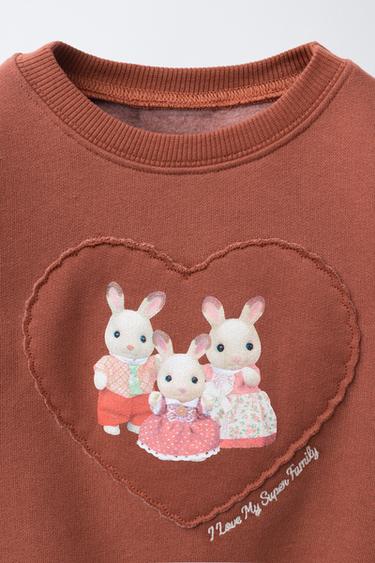 SYLVANIAN FAMILIES ® PATCH SWEATSHIRT - Light brown by Zara - Image 2