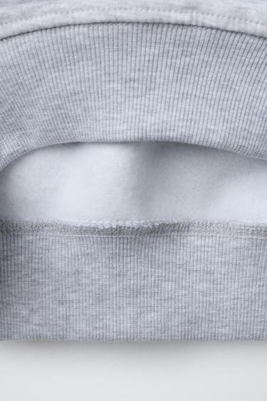 BEAR PRINT SWEATSHIRT - Grey marl by Zara - Image 3