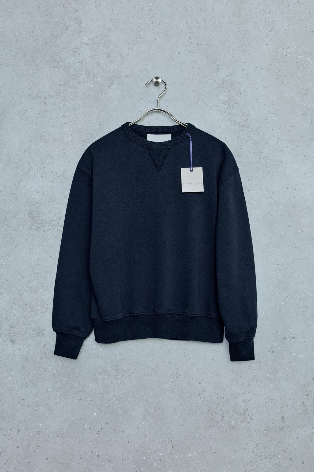 STORIESZ - TEXTURED PLAIN SWEATSHIRT