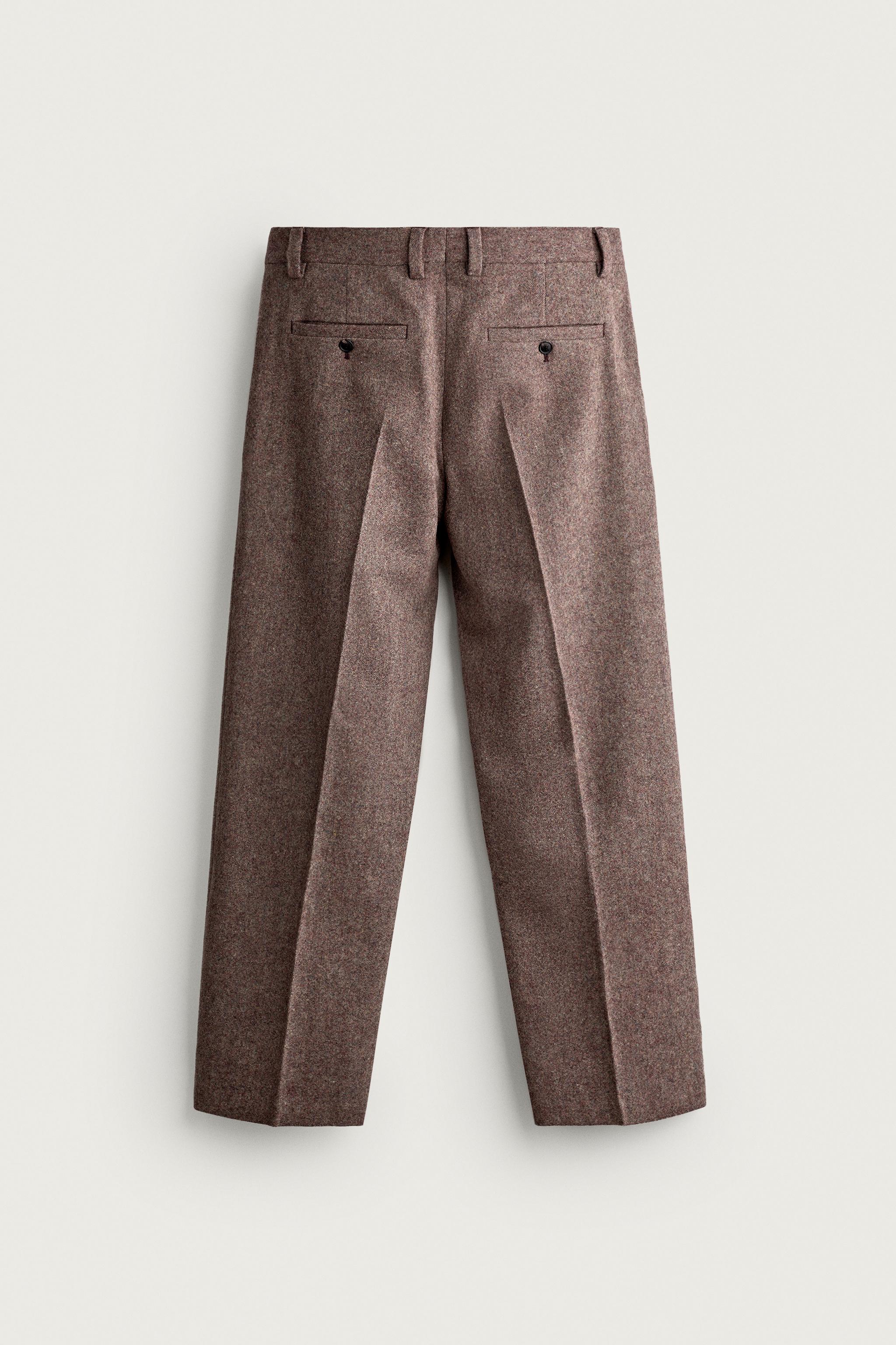 PANTALON DE COSTUME 100% LAINE