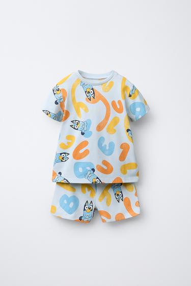 2-6 AÑOS/ PIJAMA BLUEY © LUDO - Azul de Zara