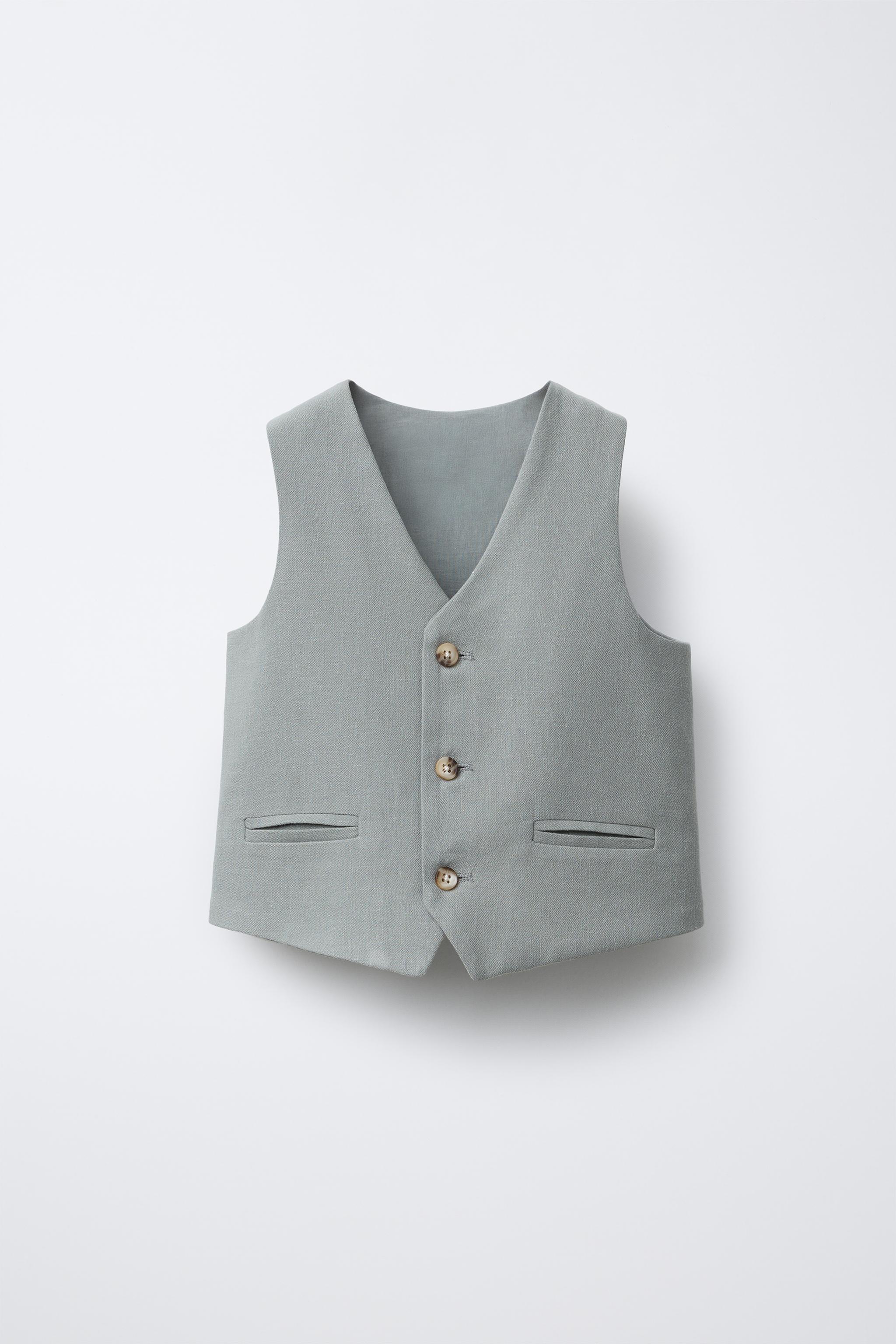 Gris Chaleco Acolchado Niño Zara Chaleco Traje Hombre Zara