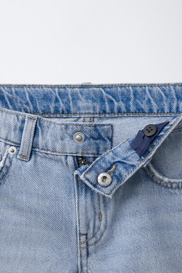 BERMUDA EN DENIM STRAIGHT FIT - Bleu clair de Zara - Image 2