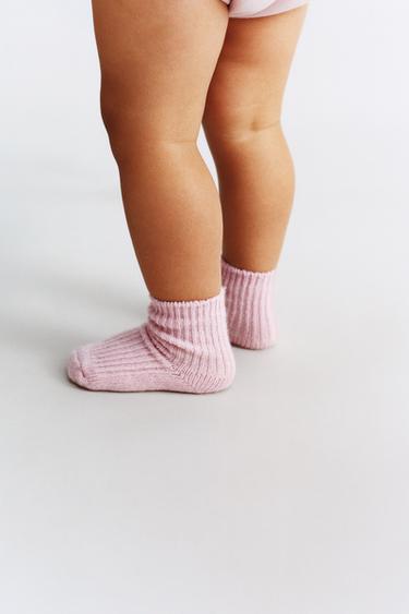 4-PACK OF COLOURED SOCKS - Light pink by Zara