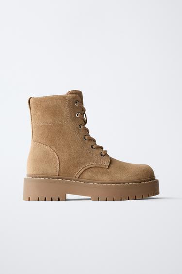 Zara ČIZMICE SA PERTLAMA – Smeđa