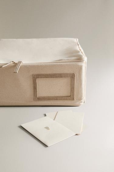 BOÎTE DE RANGEMENT PLACARD GRAND FORMAT - Écru de Zara - Image 3