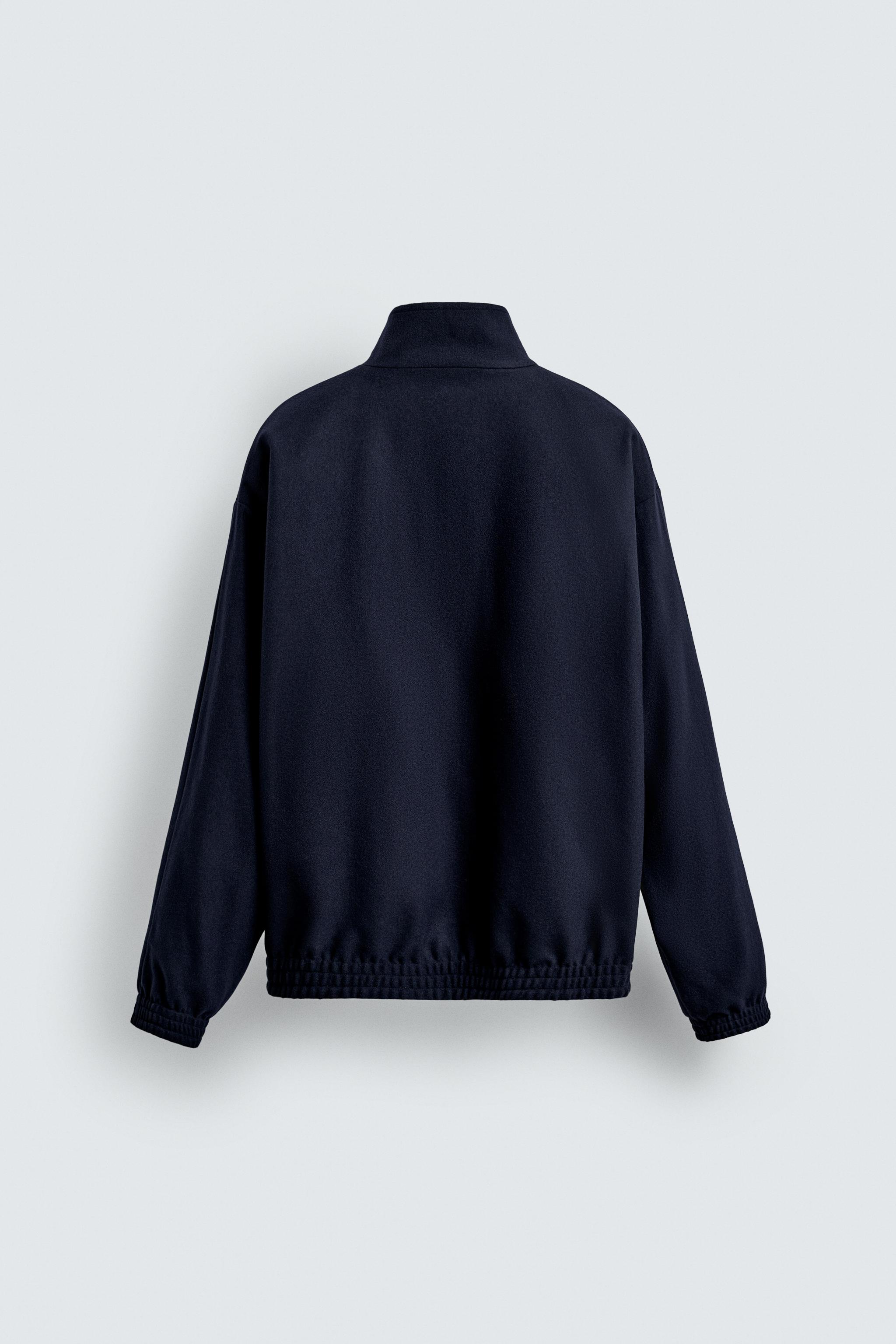 REVERSIBLE WOOL - CASHMERE BOMBER JACKET