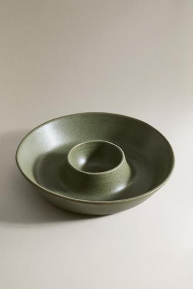 TERRACOTTA DIPPING BOWL - GREENISH by Zara - Image 1