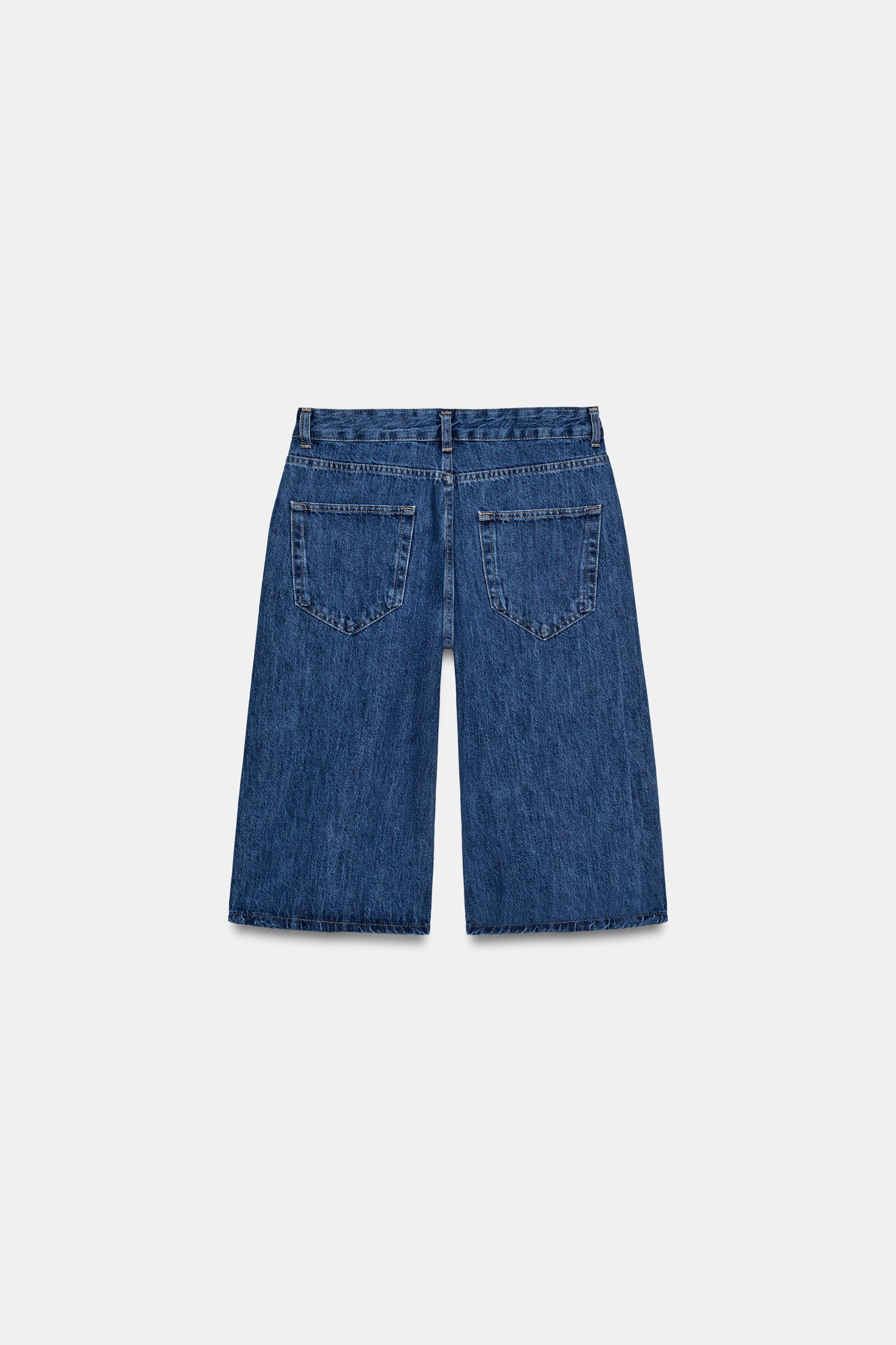 BERMUDA EN JEAN TAILLE MOYENNE ZW COLLECTION